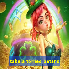 tabela torneo betano